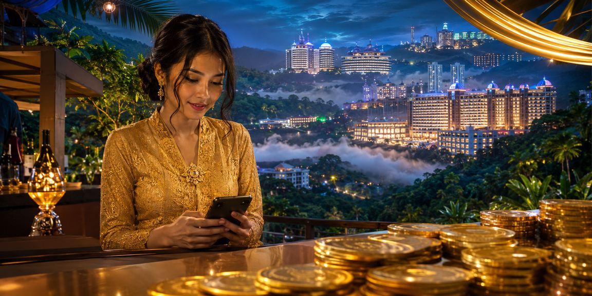Promosi cashback dan bonus perayaan check4d di Genting Highlands dengan pakaian kebaya
